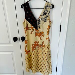 Plenty by Tracey Reese Floral Patchwork Sleeveless Dress- Anthropologie